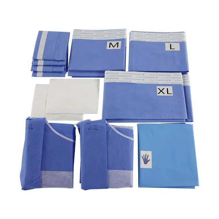 Guangzhou Factory Universal Disposable Surgical General Drape Pack Medical Use Surgical Kit