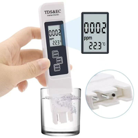 Testeur d'eau numérique de haute précision TDS Meter, 4 en 1 TDS EC et compteur de température pour l'eau potable, la culture hydroponique, l'aquarium, la piscine