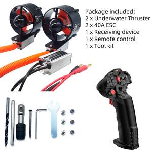 <span class=keywords><strong>Propulseur</strong></span> <span class=keywords><strong>sous</strong></span>-<span class=keywords><strong>marin</strong></span> TD6E 24V 400W, moteur sans balais avec télécommande, poussée de 7 kg, étanche IP68 pour ROV, kayak, bateau, planche de SUP - Product Image 3