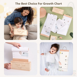 Règle de mesure murale en bois pour la croissance des bébés de 4 à 6 ans, vente chaude transfrontalière - Product Image 3