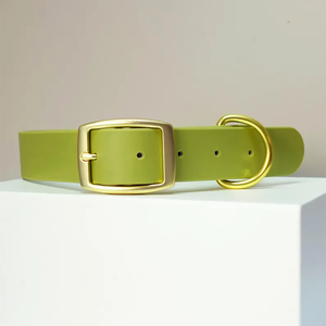 Custom ized Pvc wasserdichtes Hundes chn allen halsband Leicht zu reinigen Verstellbares Haustier halsband Blei Hunde halskette für Haustier draußen - Product Image 2