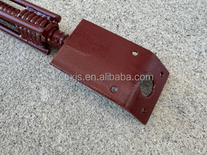 מחבר פלדה מודרני ועמיד במיוחד לתבניות בטון עם פלטה כפופה מתכווננת לגודל, ליישור תבניות ותמיכה בקירות - Product Image 4