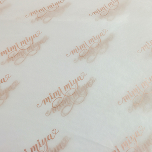 Tùy Chỉnh In Logo Trắng 50X70Cm Logo In Gói Mô Giấy Quần Áo Giày Gói Mô Giấy - Product Image 2