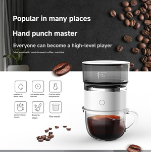 Cafetière portable Beeman, mini, à filtre, intelligente et automatique, <span class=keywords><strong>avec</strong></span> moulin intégré, pour les voyages et la préparation manuelle du café en extérieur - Product Image 2
