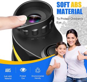 Binoculares miniporro 8X21, binoculares portátiles de color para niños, regalo para niños para ver la naturaleza, paisaje, peces, animales - Product Image 2