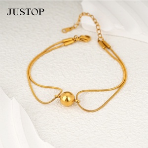 สินค้าพร้อมส่ง สร้อยข้อมือสแตนเลสสตีลแบบ Cuban Snake ชุบทอง PVD 18K 24K เครื่องประดับแฟชั่น - Product Image 4