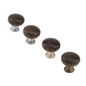 Pomo y Tirador Modernos Minimalistas de Aleación de Zinc para Armario y Cajón, de Lujo Ligero, Nogal, de un Solo Agujero, Pequeño y Ligero - Product Image 4