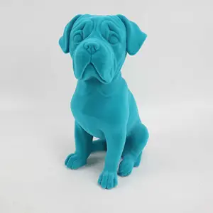 Hars Stroomden Hond Sculptuur