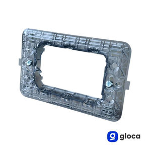 Gloca – ensemble de 10 prises murales en plastique, 3 prises, installation facile, mise à la terre standard, 125 V, IP20 - Product Image 4