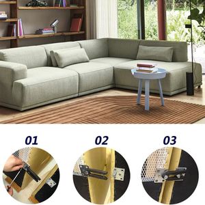Hebilla <span class=keywords><strong>de</strong></span> Conexión para Sofá, Conector <span class=keywords><strong>de</strong></span> Respaldo, Base Dentada, Soporte Desmontable, Bisagra <span class=keywords><strong>de</strong></span> Boca <span class=keywords><strong>de</strong></span> Cocodrilo con Bloqueo - Product Image 4