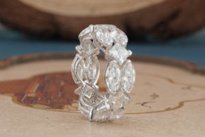 Anillo de Diamante Cultivado en Laboratorio de Oro de 14K para Mujer, Joyería Fina, Diamante Sintético Certificado por IGI, Anillo de Compromiso, Boda, Aniversario - Product Image 4