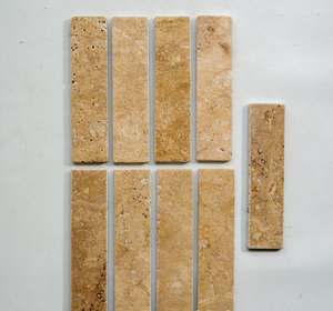 Carreaux de mosaïque en marbre Bianco Carrara, modernes, polis, blanc beige, en chevrons, pour revêtement de sol - Product Image 5