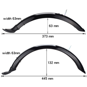 Guardabarros Completo para Bicicleta de 14 Pulgadas, para Bicicleta Plegable, Coche Eléctrico, Cochecito de Bebé, Eliminación de Barro y Agua de Lluvia, <span class=keywords><strong>Accesorios</strong></span> para Bicicleta - Product Image 2