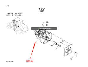 HPK170BS ensemble de pompe hydraulique d'origine 263J712021 263J7-12022 263J712022 9255402 263J7-12021 pour <span class=keywords><strong>ZW310</strong></span> - Product Image 2