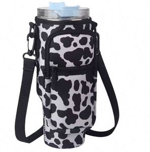 Échantillon gratuit : Sac isotherme pour bouteille d'eau avec bandoulière réglable, housse pour gobelet en acier inoxydable - Product Image 1