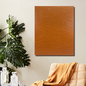 Trang trí nội thất lớn tay sơn dầu 3D Kết cấu vải tác phẩm nghệ thuật trừu tượng thiết kế nội thất tường nghệ thuật - Product Image 3