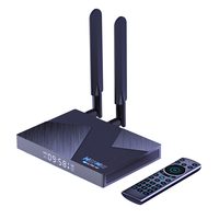 Boîtier TV intelligent 8K H96 MAX V58 Octa Core Rockchip RK3588 4 Go de RAM Android 12.0 avec prise en charge AV1 et Ethernet, Wi-Fi 6 et Bluetooth 5.0, directement de l'usine