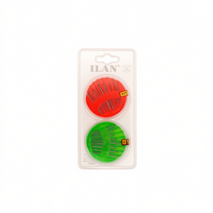 Dischi per aghi da cucito Ilan, 2 pezzi, rosso e verde, per cucito a mano - Product Image 2