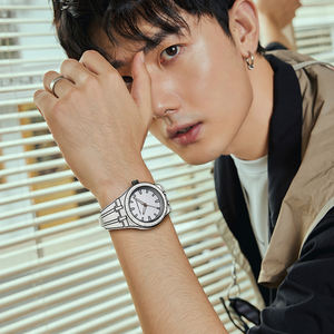 FAIRWHALE Relojes <span class=keywords><strong>Manga</strong></span> Estilo Relojes de cuarzo Moda Deportes Correa de silicona Relojes para hombres - Product Image 6