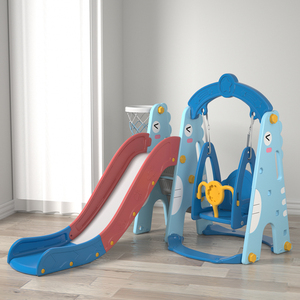 Ensemble de jouets en plastique de haute qualité pour bébé, balançoire et toboggan d'intérieur pour enfants, vente en gros à bas prix - Product Image 1
