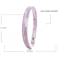 Serre-tête simple en acétate de 1,5 cm de large, style Alexander, couronne haute française, accessoires de mode pour femmes