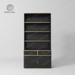 Madamcenter Venta De fábrica blanco nórdico esmalte de uñas pegamento armario piso cajón almacenamiento escaparate para salón de uñas vitrina - Product Image 1