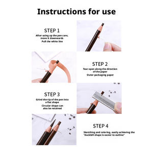 Crayon à sourcils naturel magique Aidefe en gros 1818, conception filetée facile à utiliser pour des sourcils précis - Product Image 4