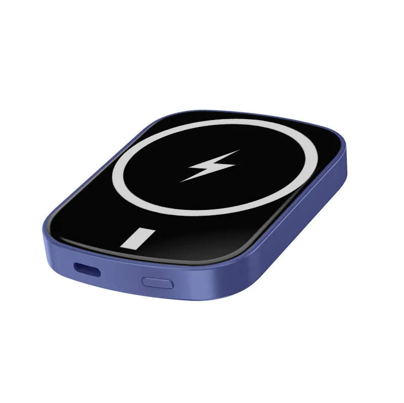 Più popolare batteria esterna elettronica Super Mini portatile Qi carica rapida banca di potere con Logo personalizzato