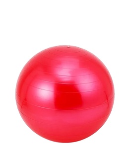 Bola Yoga PVC Multi warna dan ukuran, bola Pilates Yoga Anti ledakan latihan keseimbangan kehamilan pemulihan kebugaran - Product Image 5