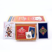 Jeu de cartes de poker standard écologique et durable, prêt à l'emploi en entrepôt, avec boîte, pour les jeux de loisirs familiaux et les marchands de cartes à jouer