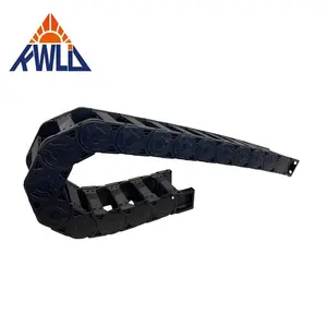 Heavy Duty Cable Chain Long Rectangle Cable Track Round Cable Chain Aluminum For Engineering Machinery
