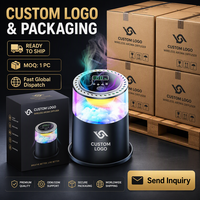 Diffuseur d'arômes de voiture avec logo personnalisé, vente en gros d'usine, diffuseur ultrasonique intelligent pour voiture et maison, brume de nuage paysager, fonctionnement automatique (démarrage/arrêt)