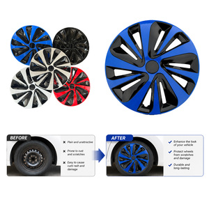 <span class=keywords><strong>Tapacubos</strong></span> Universales Cromados para Automóvil, de 13-<span class=keywords><strong>17</strong></span> <span class=keywords><strong>Pulgadas</strong></span>, Material PP Duradero, Cubierta de Llanta con Instalación a Presión, Precio Directo de Fábrica - Product Image 5