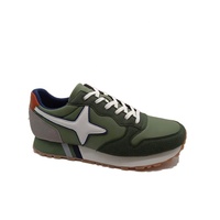 Chaussures décontractées à lacets pour hommes - Noir, doublure en maille respirante, antidérapantes, pour la marche et la course, tendance intemporelle
