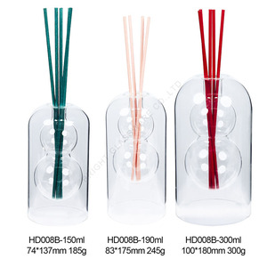 زجاجة عطر جو فاخرة قابلة لإعادة التعبئة مصنوعة من الزجاج البوروسيليكات عالي الجودة بجدار مزدوج، عبوة عطر فاخرة للناشر العطري - Product Image 5