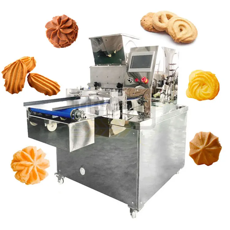 Machine rotative industrielle pour fabrication de gâteaux, biscuits danois au Caramel, petite et automatique