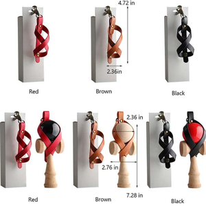 עור <span class=keywords><strong>kendama</strong></span> בעל wtih הוק משובח וקומפקטי <span class=keywords><strong>kendama</strong></span> לנשיאה עור קנדאמה - Product Image 3