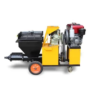 Diesel Engines Plastering Spraying Machine High speed Mortar Spraying Machine