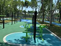 Barra Horizontal de Acero Galvanizado para Exteriores, Estación de Dominadas de Acero Sólido de 28 mm con Doble Altura, Equipo de Fitness para Parques de Entierro Directo
