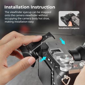 Pour SMALLRIG A7CII A7CR : Oeil-muscle en silicone souple avec petit cordon pour <span class=keywords><strong>Sony</strong></span> <span class=keywords><strong>Alpha</strong></span> 7C II/<span class=keywords><strong>Alpha</strong></span> 7CR 4819 – Amélioration de la visibilité - Product Image 2