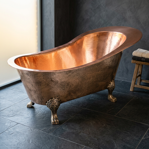 Bath Tub at Wholesale and Factory PriceAntique Copper Free standing Copper clawfoot Bath tub - Indian Home Crafts - Product Image 1