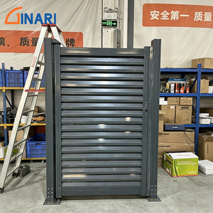Puerta Peatonal Moderna de Aluminio de 6 Pies, Ecológica, con Recubrimiento en Polvo, para Jardín, Villa, Seguridad, Diseño Personalizado Directo de Fábrica, Resistente a la Intemperie - Product Image 1