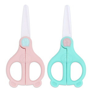 Baby Food Scissors Ceramic Green Apple Shaped For Children Age 4 Years Up - Product Image 3