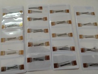 Sensor electrónico de medio puente de medidor de tensión de doble rejilla para aplicación de celda de carga