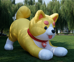 Hot bán tùy chỉnh thiết kế khổng lồ dễ thương con chó linh vật <span class=keywords><strong>Inflatable</strong></span> Puppy <span class=keywords><strong>Dog</strong></span> mô hình bóng quảng cáo Prop - Product Image 3