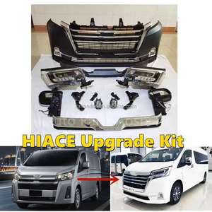 ชุดแต่งสำหรับรถตู้ไฮเอซ 300 GL แกรนด์เดีย อีลีท ปี 2018+ อัพเกรดเป็นรุ่นซูเปอร์แกรนด์เดีย ปี 2020 กันชนหน้า กระจังหน้า ไฟหน้า LED คุณภาพเทียบเท่าของแท้ - Product Image 2