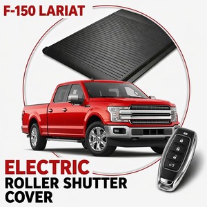 Copertura Elettrica Automatica <span class=keywords><strong>per</strong></span> Cassone F-150 Lariat, Retrattile, Impermeabile, in Alluminio, con Drenaggio One-Touch - Product Image 1