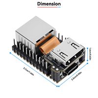 AIsmartlink Sipeed NanoKVM Lite, KVM Mini Ultra-Kompak Melalui IP dengan Inti RISC-V, Kontrol Server Jarak Jauh, Simulasi Penyimpanan USB