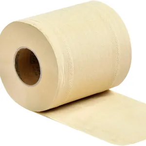 OEM Toilette natürliche Farbe Taschentuch saugfähige Hand Bambus Papier tuch Verwendung für die Toilette