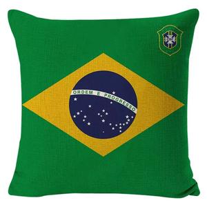 Coussin géométrique floral de l'équipe de football de la Coupe du monde HJ Selling World pour la décoration de la maison, pour les fans du club - Product Image 1